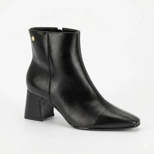 Bota Feminina Vizzano Cano Curto Salto Confortável Original - foto 2