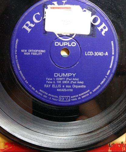 Compacto - Ray Ellis / Dumpy / R C A - Victor / 1962 (Usado)