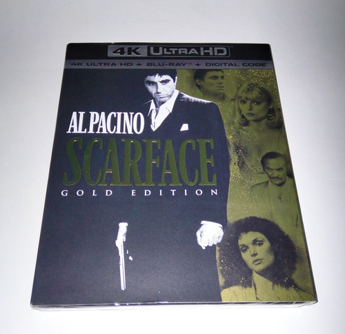 Scarface (1983) - 4k Ultra Hd + Blu-ray Importado C/slip