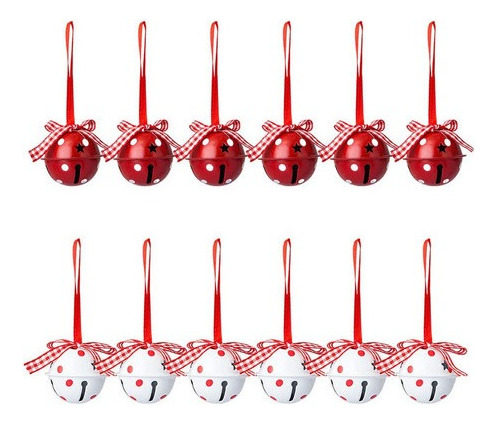 Decoración De Campanas Navideñas Con Cascabeles De Navidad,