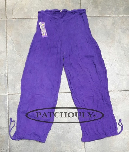 Imagen 4 de 6 de Pantalón Pescadora Babucha Yoga Meditación Tai Algodón M/l