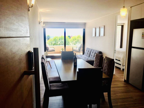 Departamento En Venta Amoblado De 1 Dorm. En Concón, La Boca