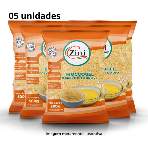 Combo Ligante Para Empanamento Fioccogel 500g/5 Unidades