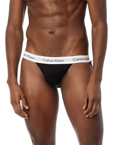 Cueca Calvin Klein Jockstrap Masculina Preto Moda Intima