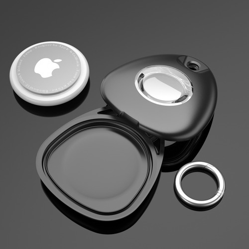 Kit 2 Capa Case Para Airtag À Prova Dagua Impermeável Ip67