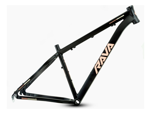 Quadro Aro 29 Rava Pressure Mtb Tam 17 Com Garfo E Kit.