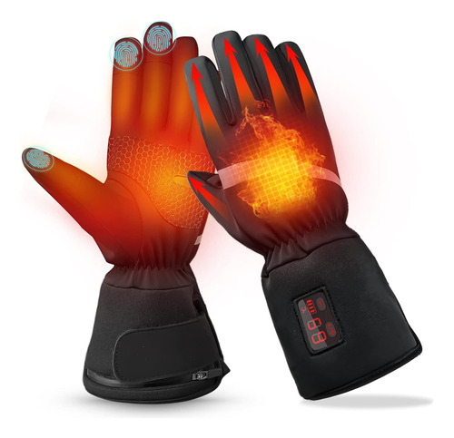 Electric Heated Gloves For Men And Women, With 2 Rechargeabl