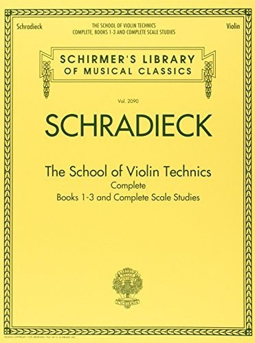 Book : School For Violin Technics Complete Books 1-3 And...