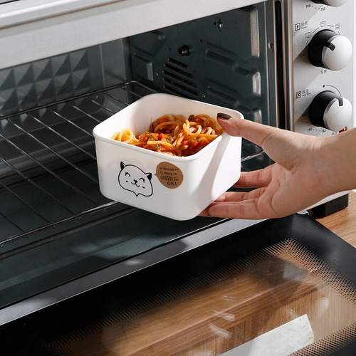 Contenedor Tupper Para Comida Diseño Gatito Xl Libre Bpa