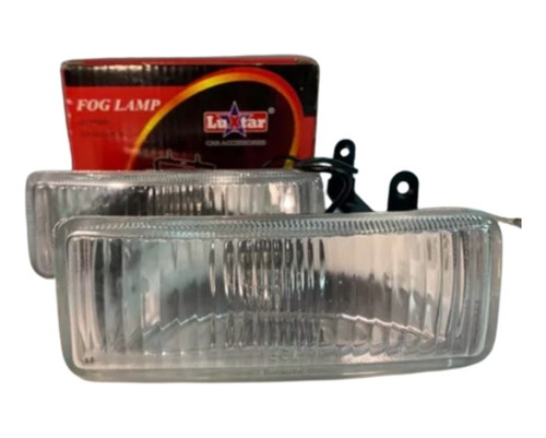 Caminero Foco Neblinero Auto Moto12v C/ Lamp. Jgox2 Blancos