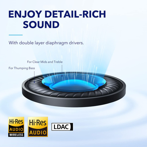 Auriculares Soundcore Space Q45 Bluetooth 5.3 Con Cancelació