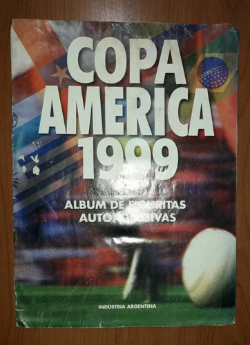 Álbum De Figuritas Copa América 1999 31 Figuritas Pegadas