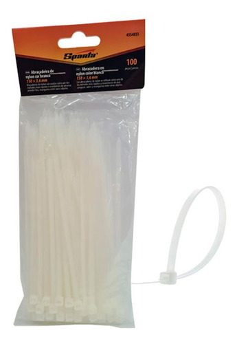 Abracadeira Nylon Sparta 4.8x400 C/ 50 Br