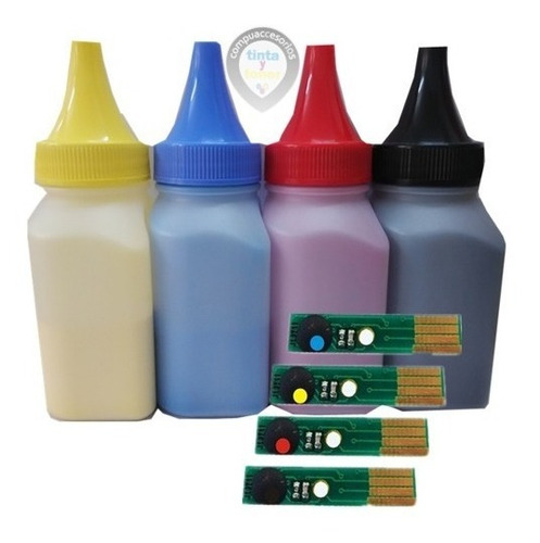 Kit De 4 Toner Y Chip Para Docuprint 6500 6505