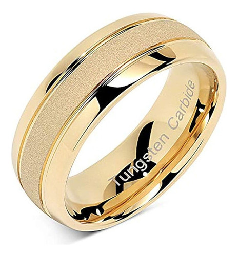 Anillos De Tungsteno Personalizados Grabados Para Hombres, M