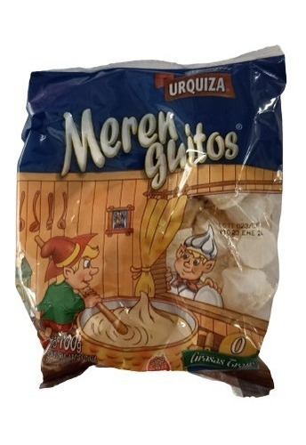 Merenguitos Tradicionales Blancos Por 100 Gr X 2u.