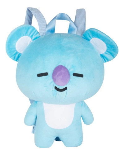 Peluche Bt21 Koya K-pop Mochila Rj Bt21 40cm K Pop Azul Claro