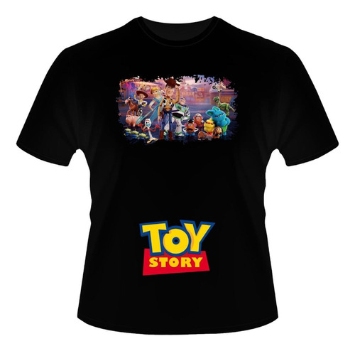 Playera Toy Story Grupo Woody Buzz Jessie Rex Hamm Slinky 