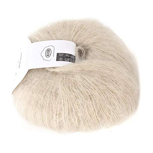 Hilo De Lana Para Tejer Hilo De Lana Largo De Mohair Suave,