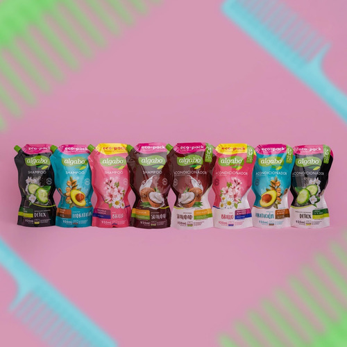 Eco-pack Repuesto Acondicionador Suavidad 930ml Algabo