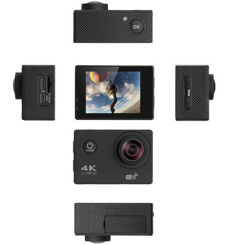 Filmadora Action Go Ultra 4k Wifi Hd + Bateria Frete Grát