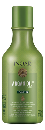 Leave-in Inoar Argan Hair Care 250ml Beleza Na Web