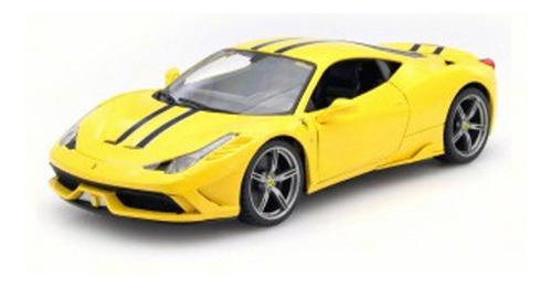 Ferrari 458 Speciale Hardtop Yellow Bburago 1:18