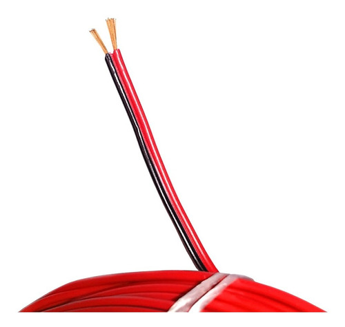Cable Para Bafle 2x1 Mm Xline Rojo Y Negro X Metro