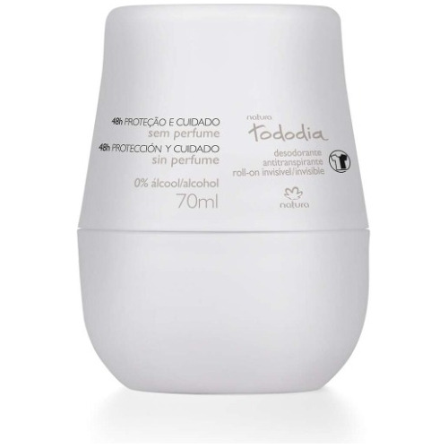 Desodorante Sin Perfume Natura Tododia 70ml Roll-on Roll On