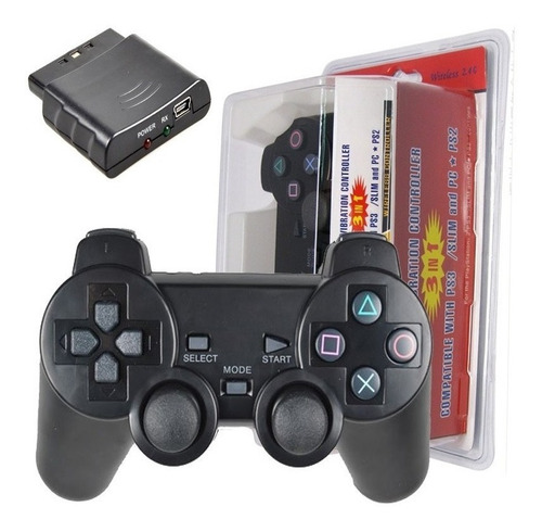 Control Pc Inalambrico Ps3 Ps2 Dualshock 3 En 1