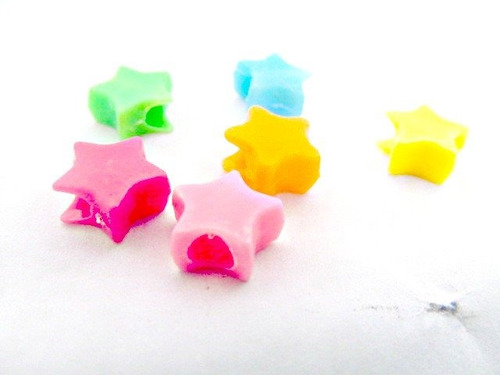 500 Estrellitas De Colores Pasantes Pequeñas Estrella