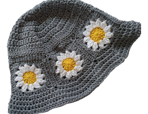 Gorro Tipo Piluso Tejido A Crochet