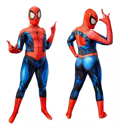 Spiderman Disfraz Con Faceshell Y Ojos Flexibles