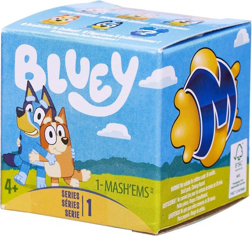 Bluey Set 2 Figuras Sorpresa Bluey Mashems Serie 1