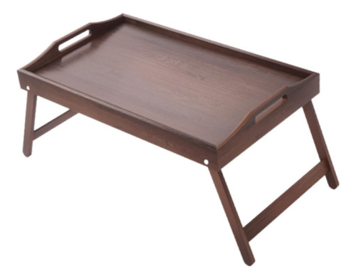 Bandeja De Cama De Madera, Mesa Para Comer Con Asas, Patas
