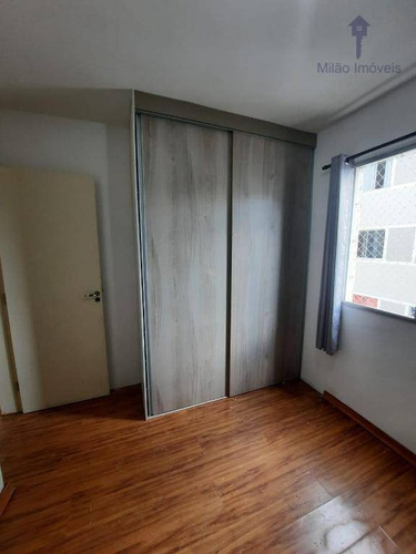 Apartamento Com 2 Dormitórios À Venda, 47 M² Por R$ 165.000 - Parque Sicília - Campolim - Votorantim/sp - Ap1528