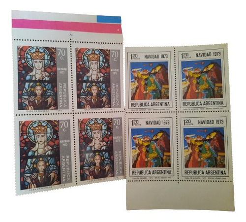 Argentina Estampilla Navidad, 1973