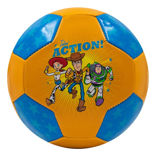 Balón De Fútbol No. 3 Voit Toy Story Color Amarillo