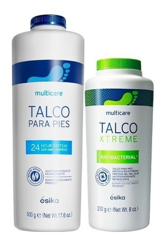 Talco Para Pies Multicare 500g + Talco Xtreme 230g