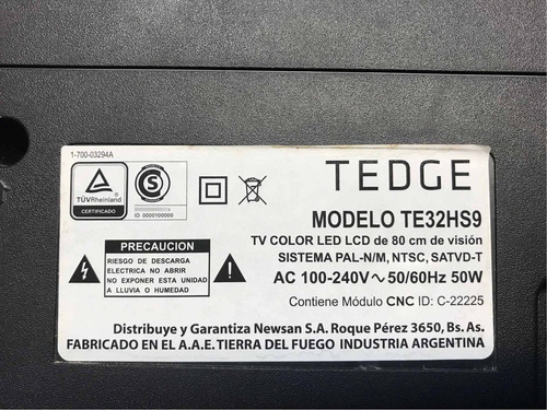 Flex Tedge Te32hs9 (Usado)