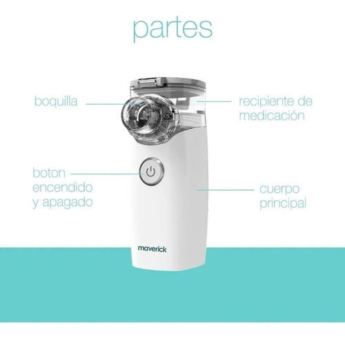 Nebulizador Ultrasonico Maverick Mesh Ne-m01l Portatil