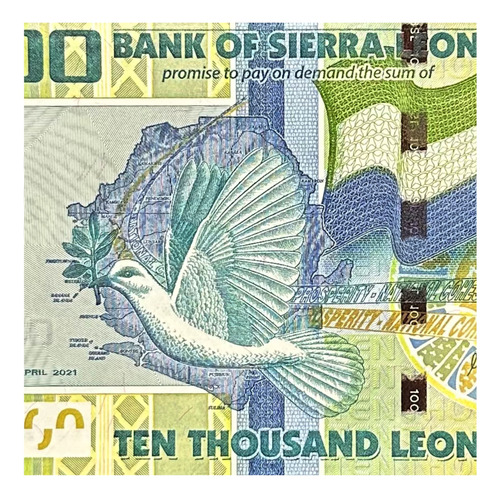 Sierra Leona - 10000 Leones - Año 2021 - Billete - P #33