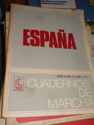 *  Cuadernos De Marcha -. España