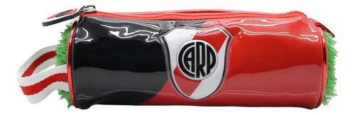 Cartuchera Escolar River Plate Tubo Carp Color Rojo Liso