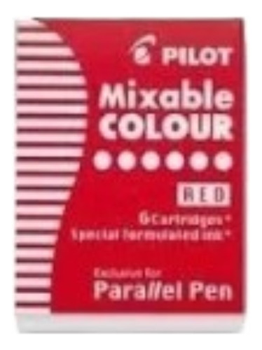 Cartuchos Mixable P Parallel Pen Pilot Rojo  6 Unidades