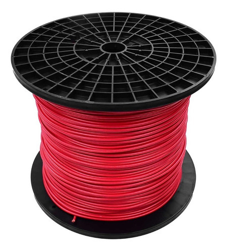 Cable Thw-ls 10 Awg Iusa 301159 Rojo 500m Antiflama