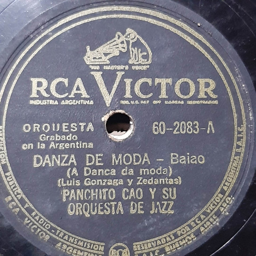 Pasta Panchito Cao Orq Jazz Montana Rca Victor C241