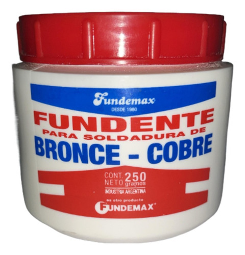 Fundente En Polvo Para Soldadura Bronce Cobre 250gr Fundemax