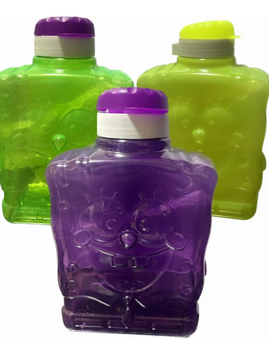 Botella Cantimplora 2 L Bob Esponja, Bob Chela, 4 Pzs.