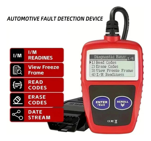 El Escáner Automotriz Ms309 Obd2 Lee Y Borra Códigos De Fall